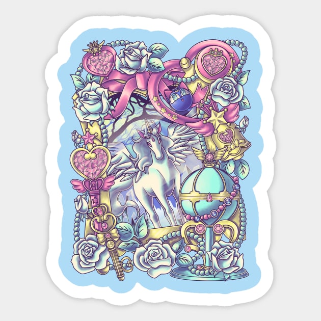 Guardian of the Dream World Sticker by GillesBone